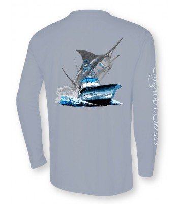 Signature Series -  Boat and Blue Marlin (Size XL)